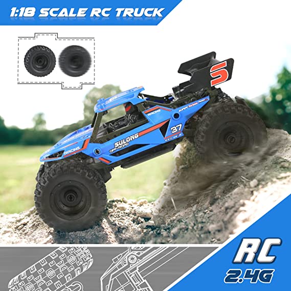 STEM Projects for Kids Ages 8-12 Smart Assembly RC Truck 2.4G Remote Control Car 1:18 Scale Building Toys for Boys & Girls Stem Toys DIY Building Science Experiment Kit for Kids Ages 8-10 and Older